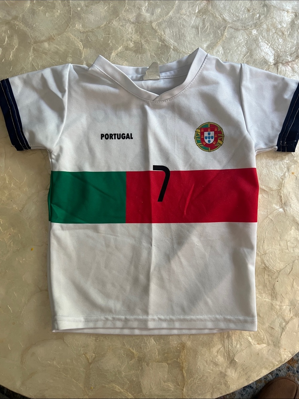 Ronaldo Portugal Kids' Soccer Jersey - size 2T